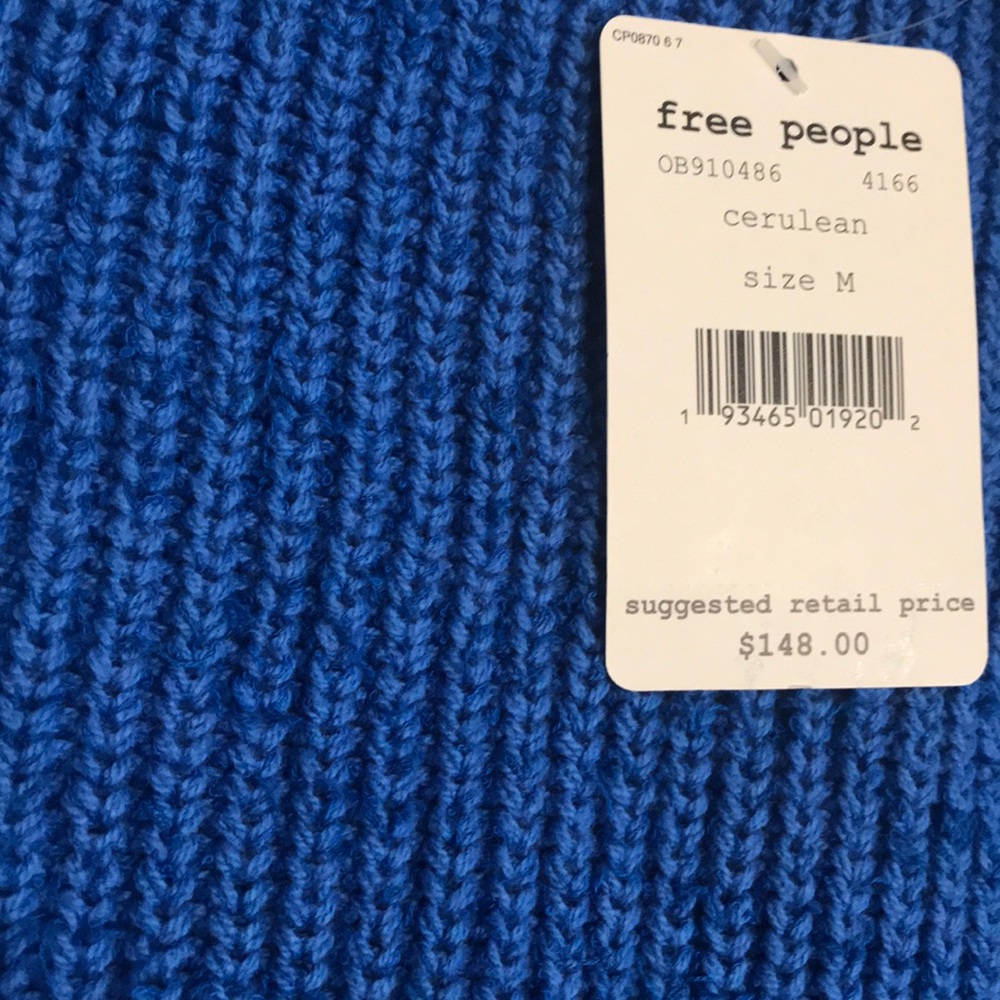 Free People Sunday Drop-Hem Sweater. M, L - Picture 8 of 8